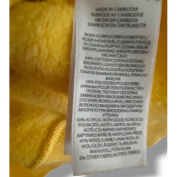 Polo Ralph Lauren Yellow Polo Bear Embroidered New Orleans Country Sweatshirt XS - Picture 13 of 16